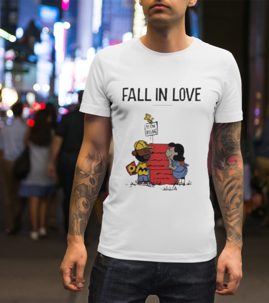 Fall In Love J Dilla Slum Village Lucy Peanuts T-Shirt