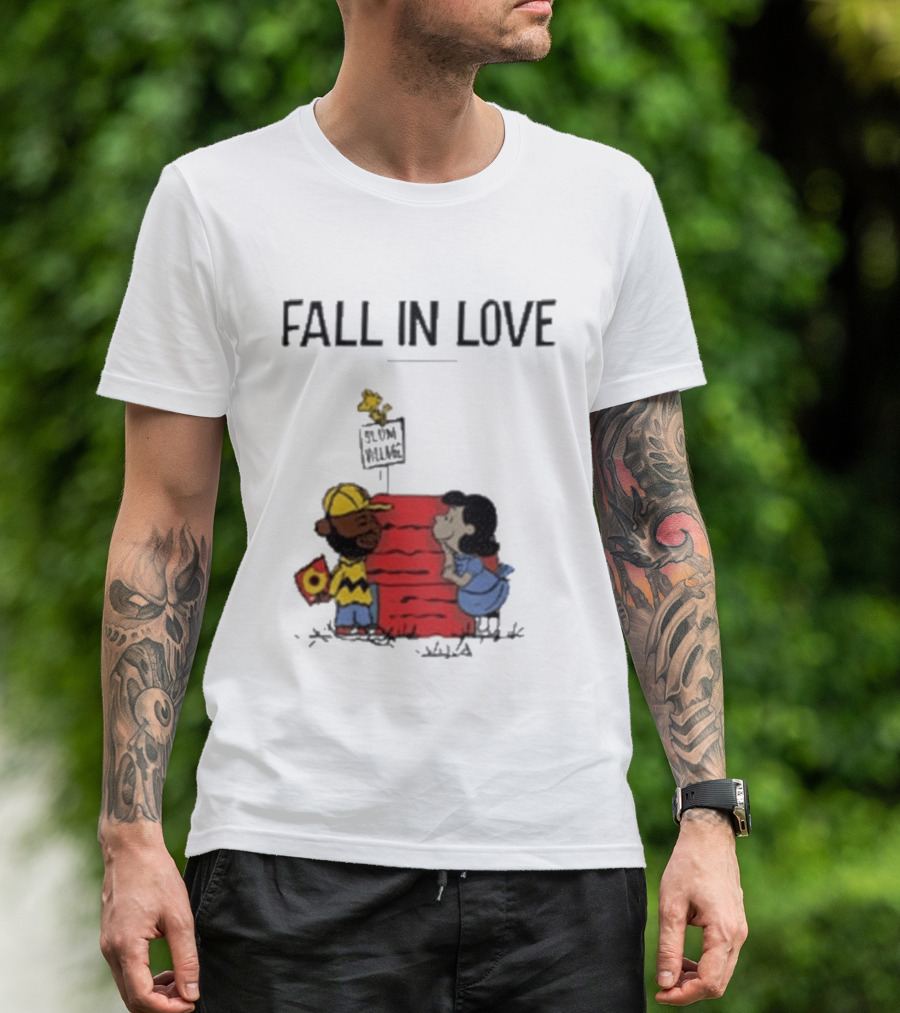 Fall In Love J Dilla Slum Village Lucy Peanuts T-Shirt