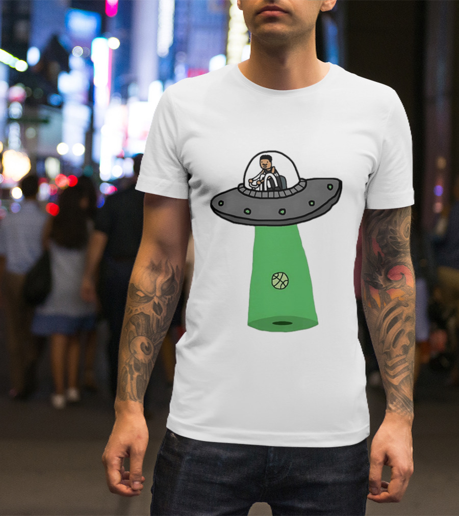 San Antonio Spurs Victor Wembanyama Wemby Extraterrestrial UFO Basketball T-Shirt