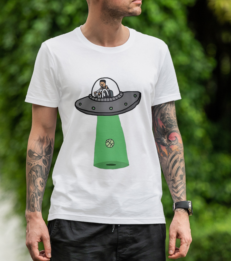 San Antonio Spurs Victor Wembanyama Wemby Extraterrestrial UFO Basketball T-Shirt