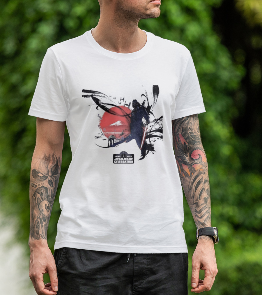 Star Wars Celebration Japan 2025 April 18 20 Darth Vader Samurai Sunburst T-Shirt