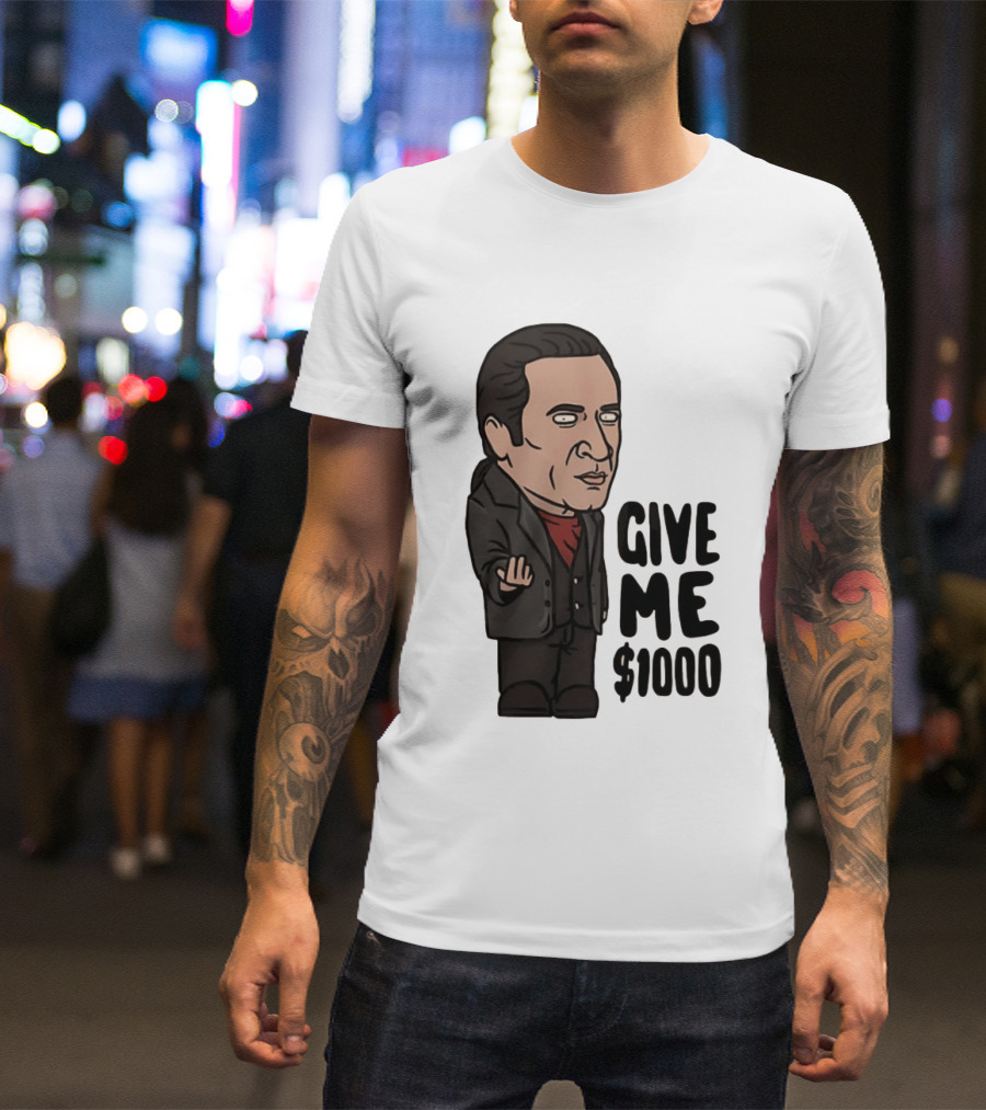 The Sopranos Furio Giunta Cartoon Give Me $1000 T-Shirt
