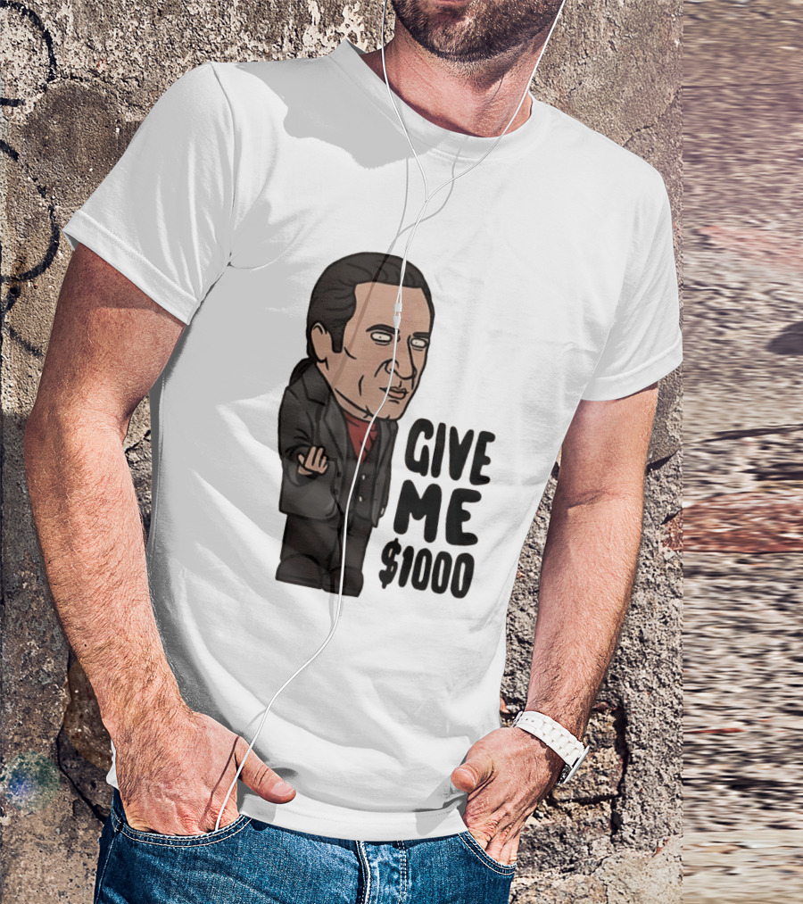 The Sopranos Furio Giunta Cartoon Give Me $1000 T-Shirt