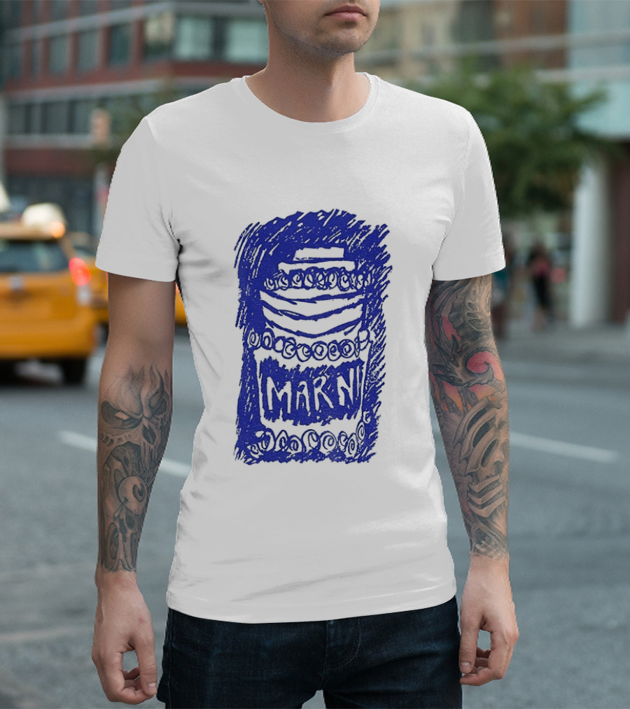 Travis Kelce 30th Anniversary Marni Runway Cool Collaboration T-Shirt