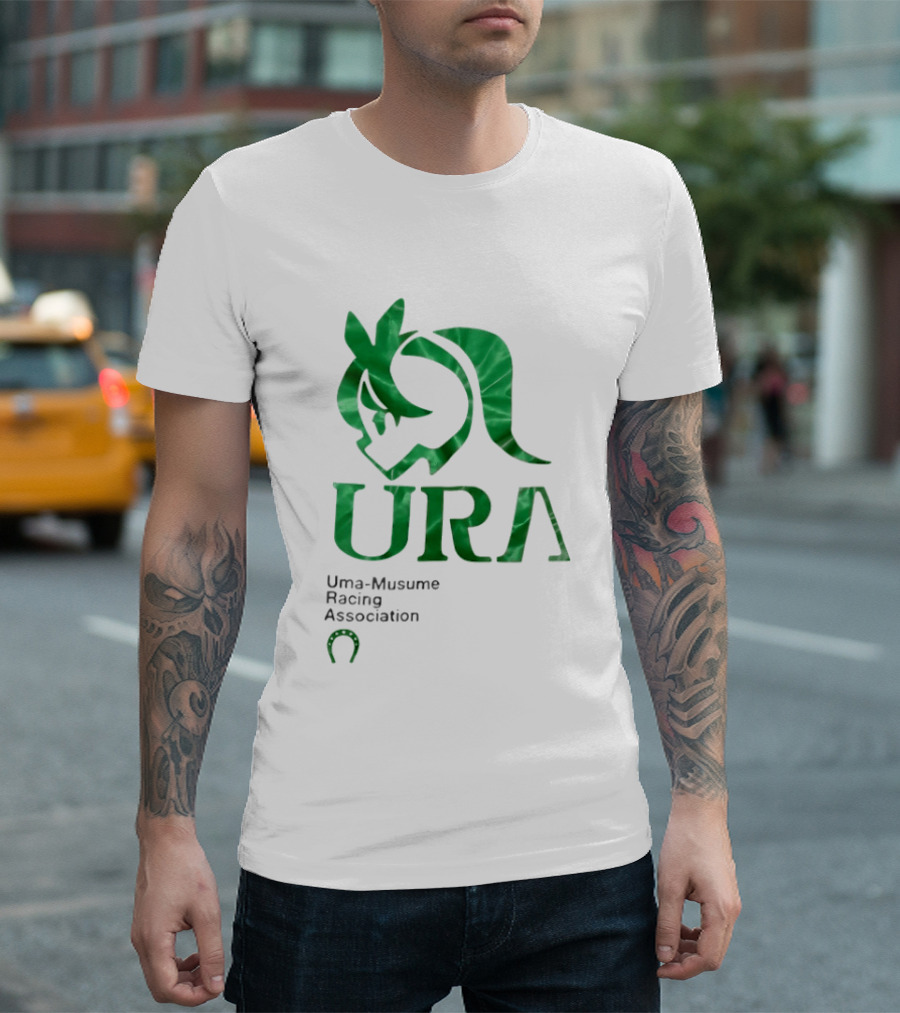Uma Musume Racing Association URA Green Horse T-Shirt
