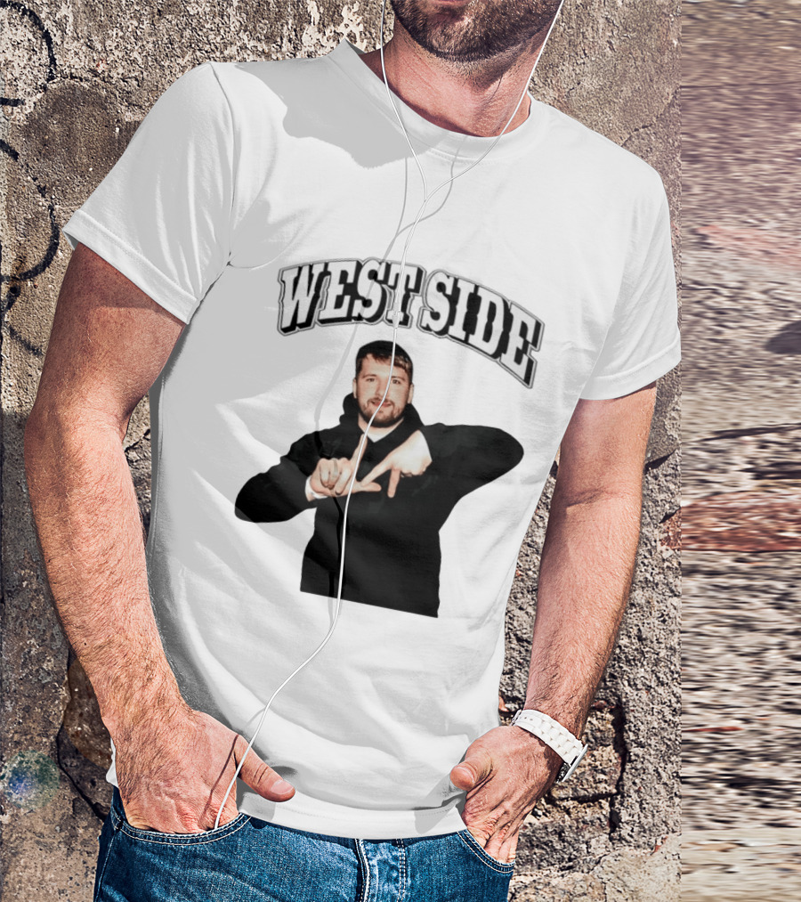 Luka Doncic Westside LA Hand Lakers T-Shirt