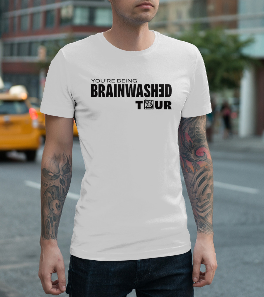 You're Being Brainwashed Tour TV Swirl T-Shirt