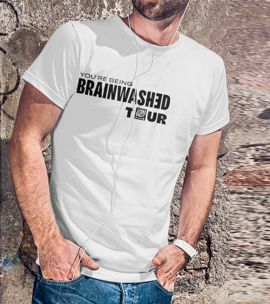 You're Being Brainwashed Tour TV Swirl T-Shirt