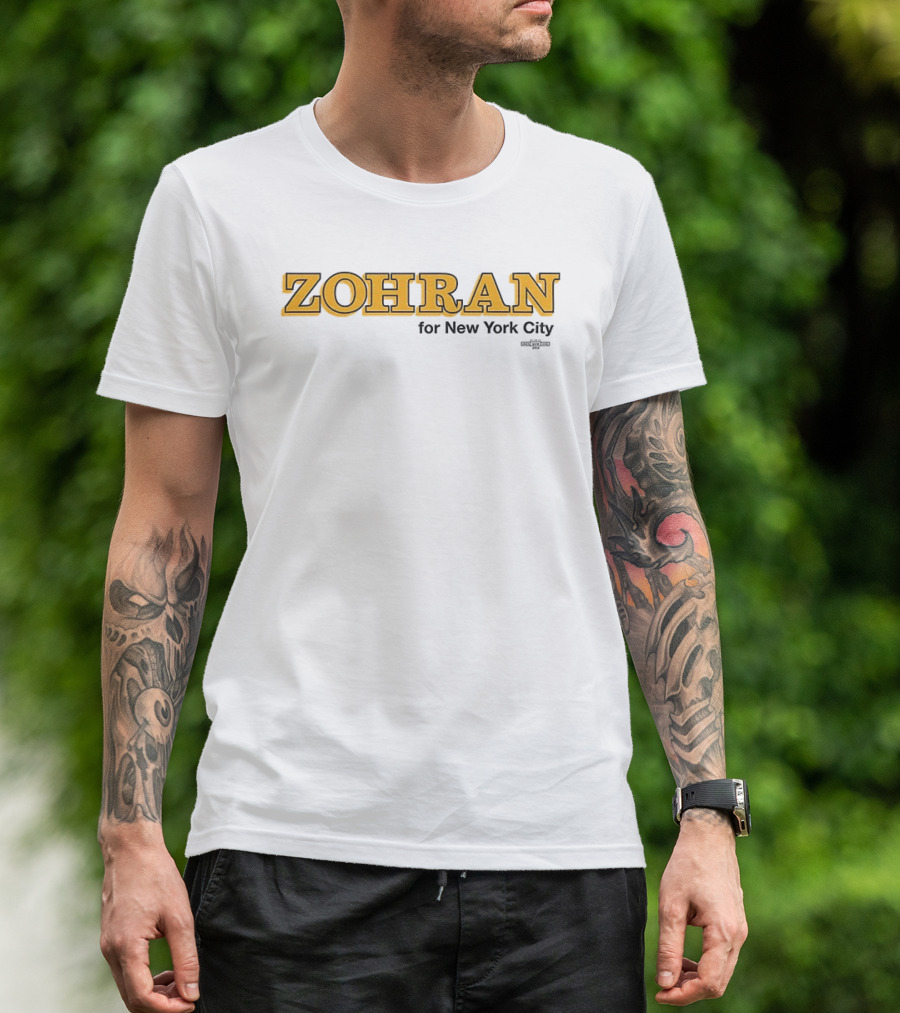 Zohran For New York City Mayor 2025 Campaign Merchandise T-Shirt