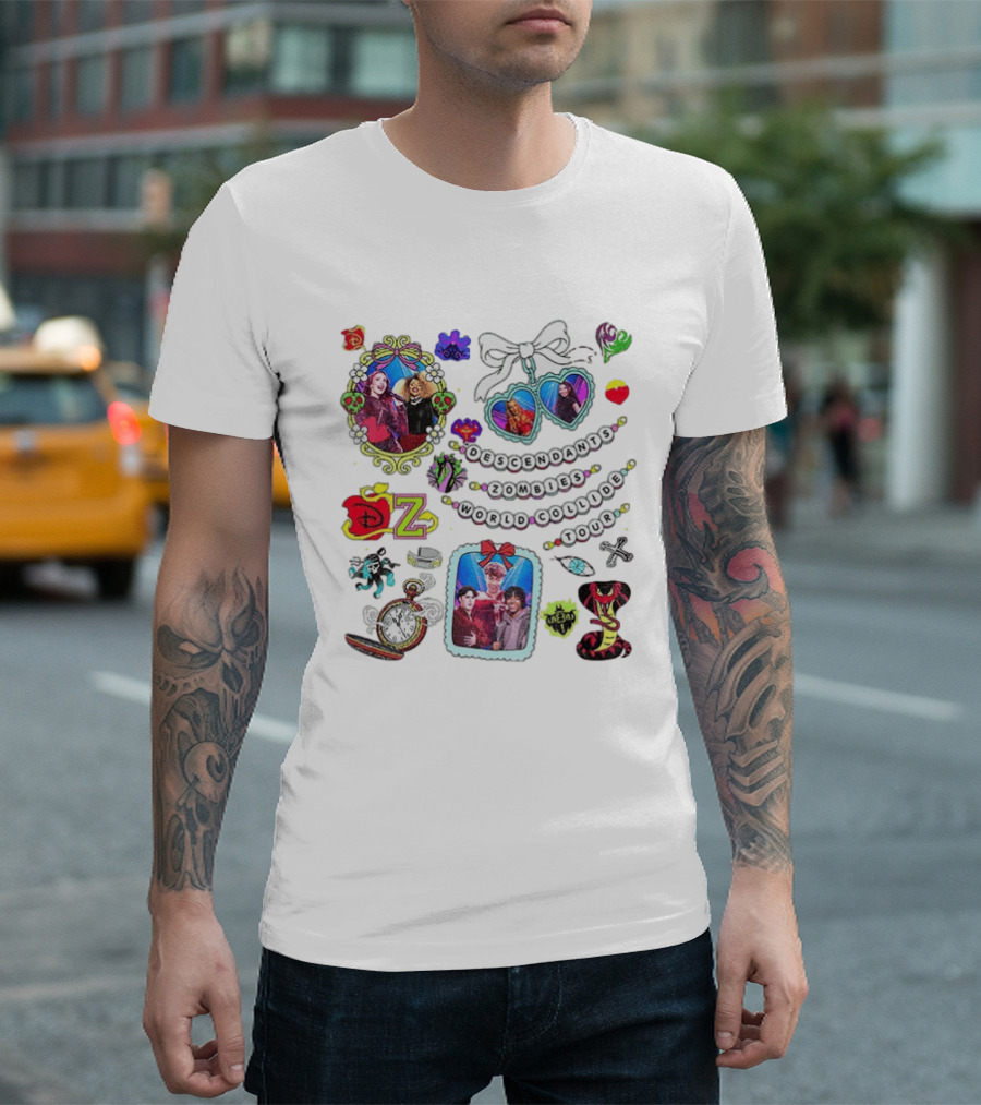 Descendants Zombies World Collide Tour T-Shirt