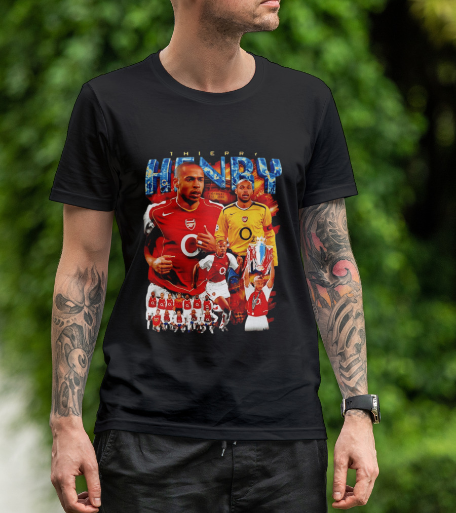 Thierry Henry Arsenal Highbury Legends Collection 1999 2006 T-Shirt