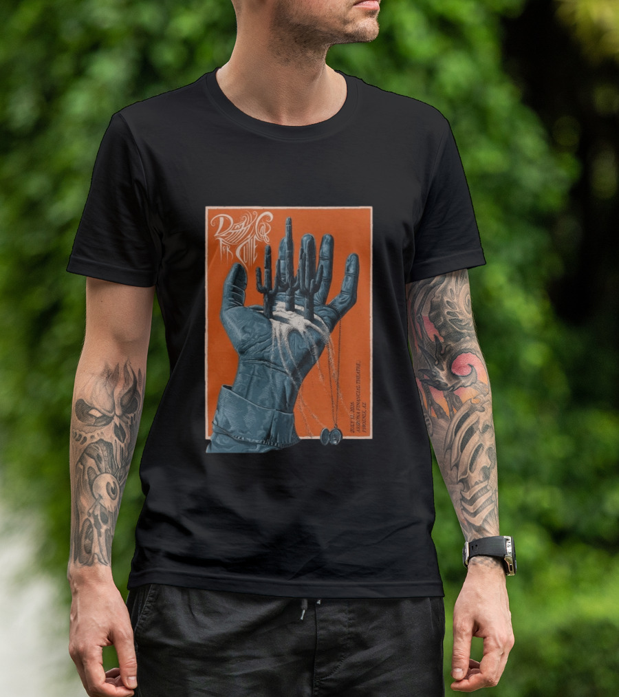 Death Cab For Cutie July 31 2026 Arizona Financial Theatre Phoenix AZ Cactus Hand T-Shirt