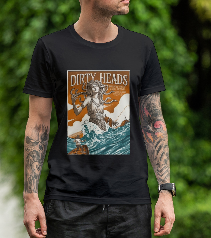 Dirty Heads Everwild Music & Arts Festival Thornville Ohio July 31 2026 T-Shirt