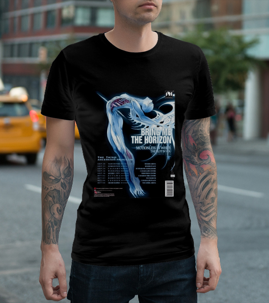 Bring Me The Horizon Motionless In White The Plot In You 2026 North America Tour T-Shirt