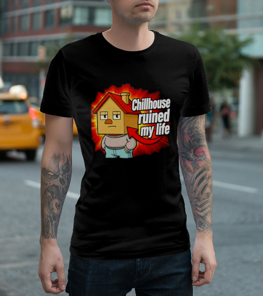 Chillhouse Ruined My Life Cube House T-Shirt