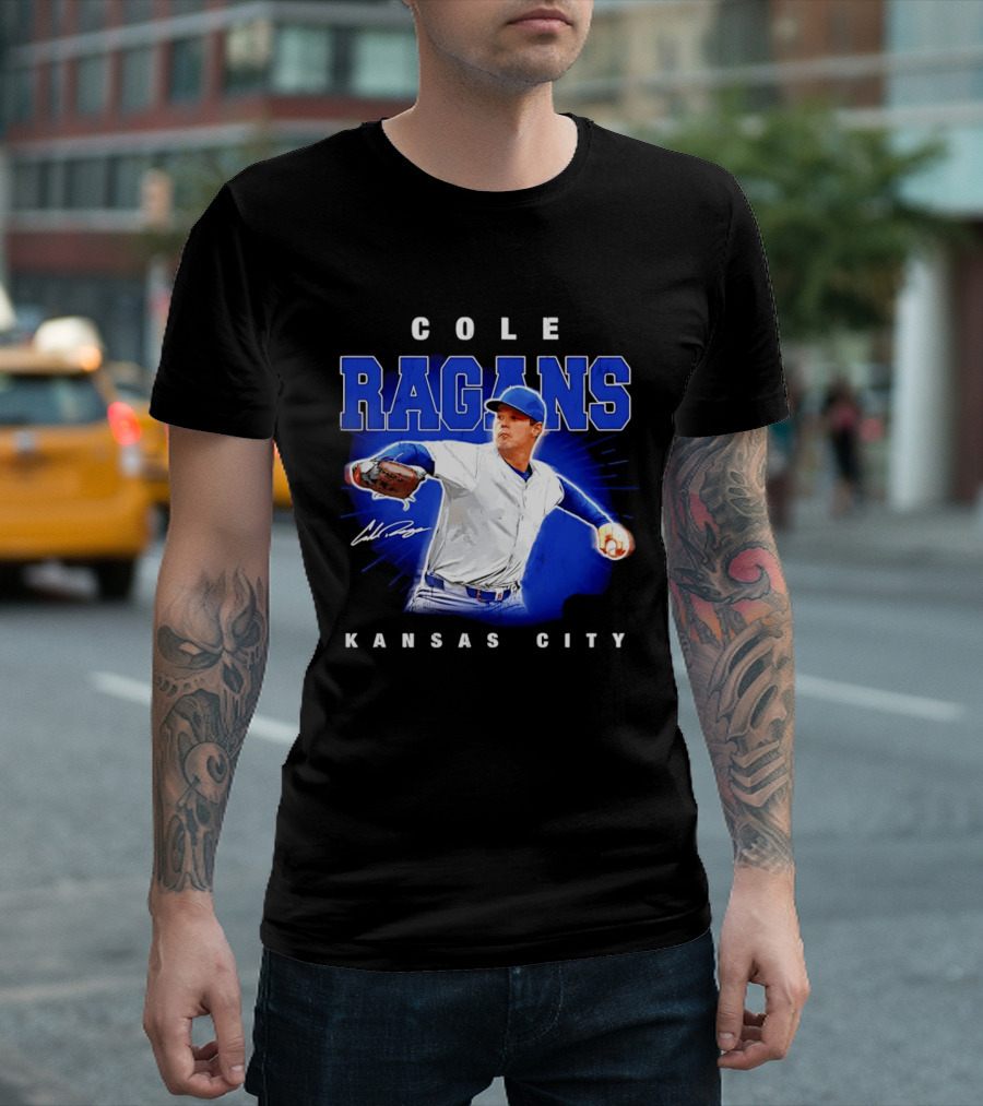 Cole Ragans Iconic Kansas City Pitcher Baseball Performance T-Shirt