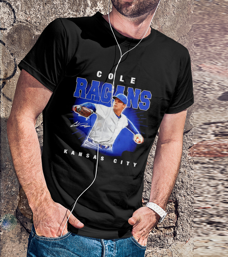 Cole Ragans Iconic Kansas City Pitcher Baseball Performance T-Shirt