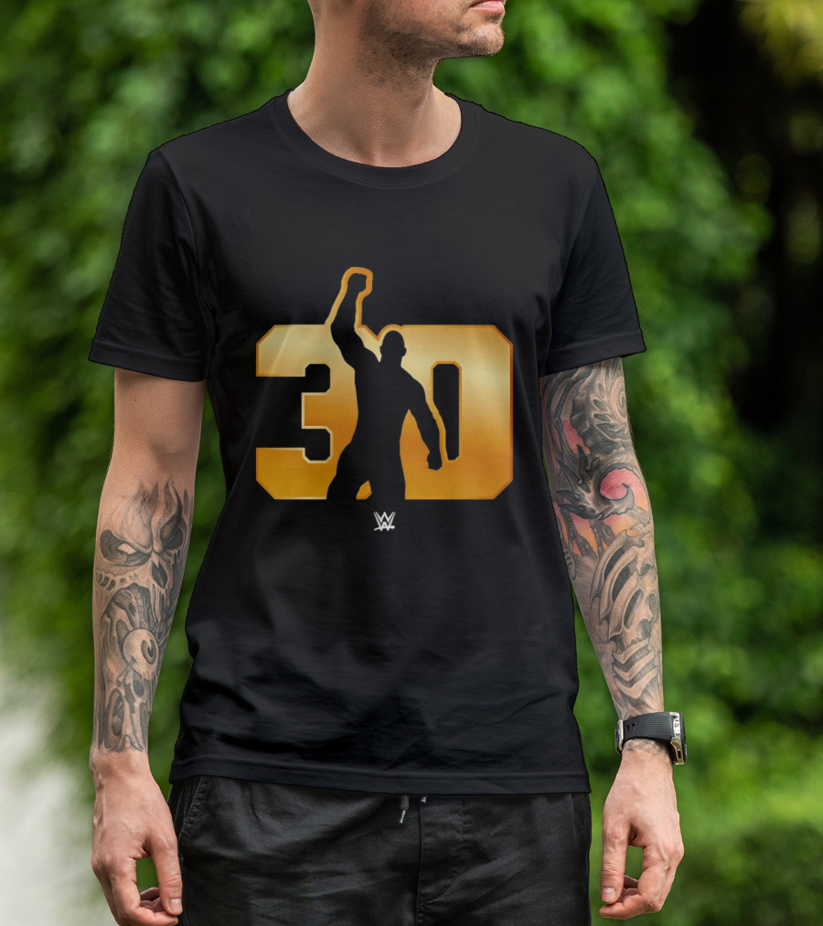 The Rock 30 WWE Years Anniversary Celebration T-Shirt