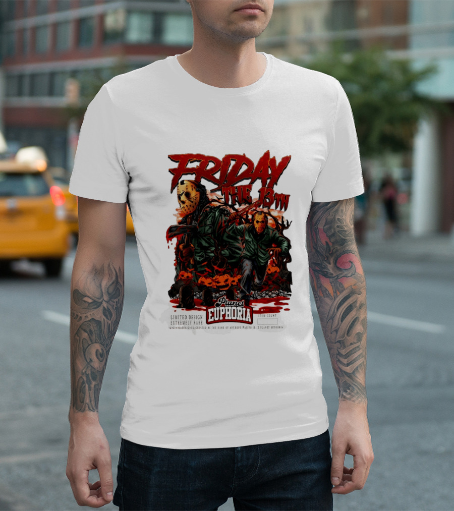 Friday The 13th Jason Voorhees Planet Euphoria Limited Edition T-Shirt