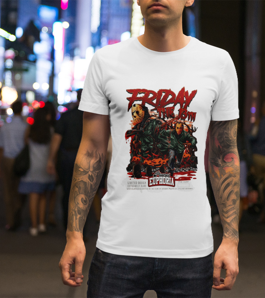 Friday The 13th Jason Voorhees Planet Euphoria Limited Edition T-Shirt