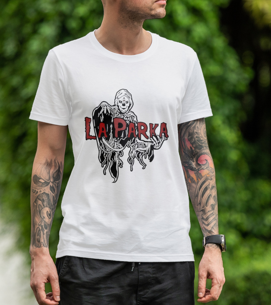 La Parka Grim Reaper Lucha Libre Luchador T-Shirt