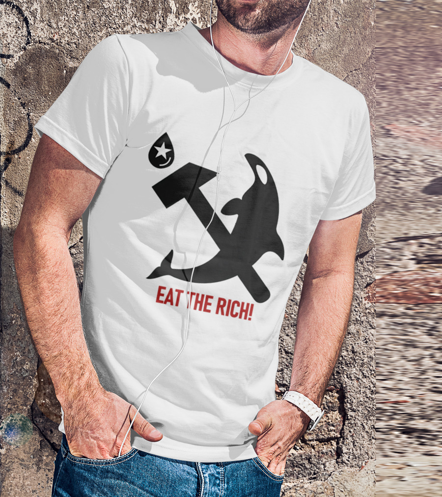 Eat The Rich Orca Hammer Star T-Shirt