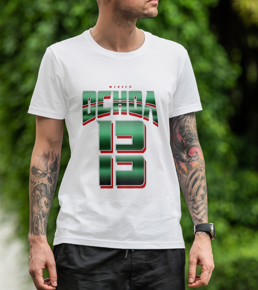 Guillermo Ochoa Mexico Jersey Ochoa 13 El Tri Number T-Shirt