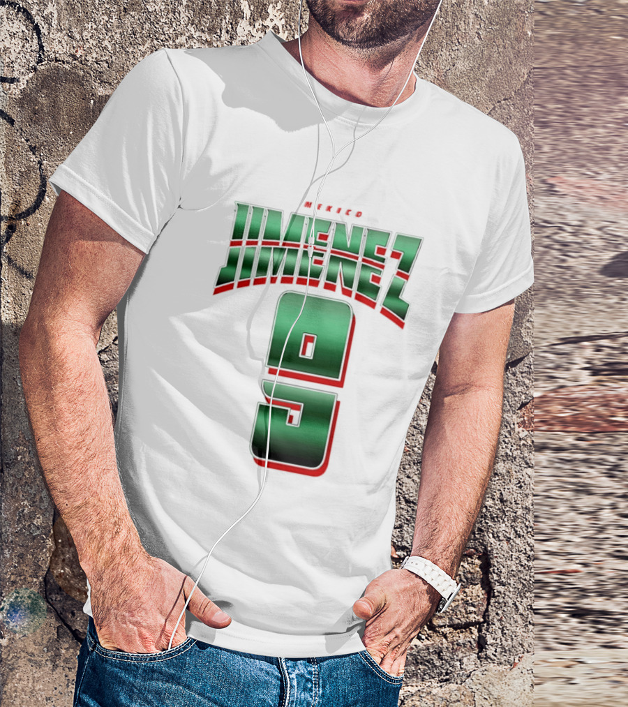 Mexico Jimenez 9 El Tri Number Name T-Shirt