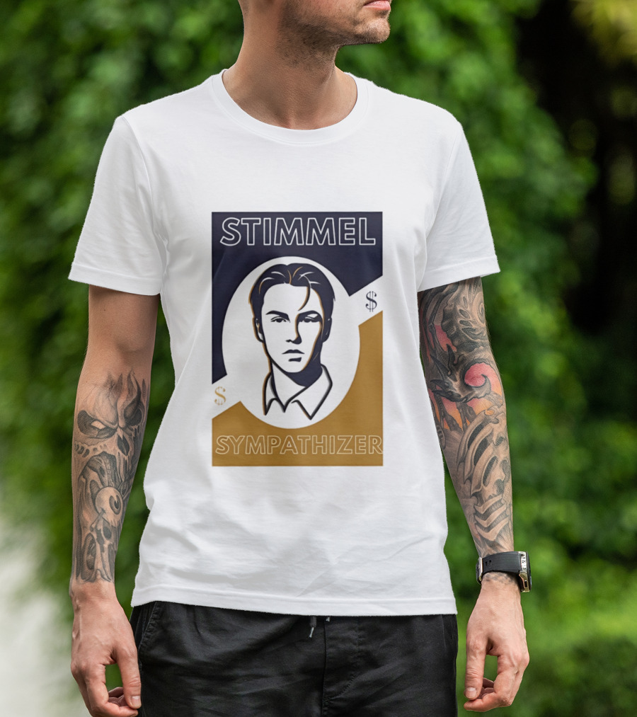 Stimmel Sympathizer Face Art With Dollar T-Shirt