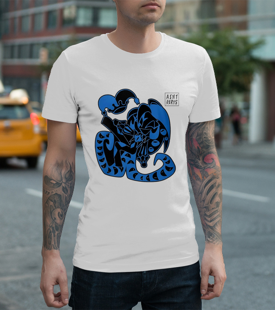 Shadow Milk Cookie Run A4NT Peeking Jester Snake T-Shirt
