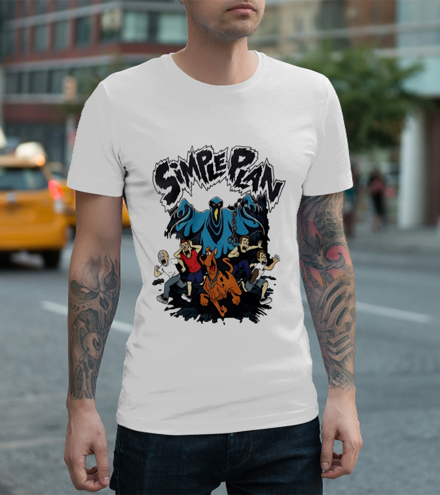 Simple Plan Scooby Doo The Bigger Than You Think Tour 2026 T-Shirt