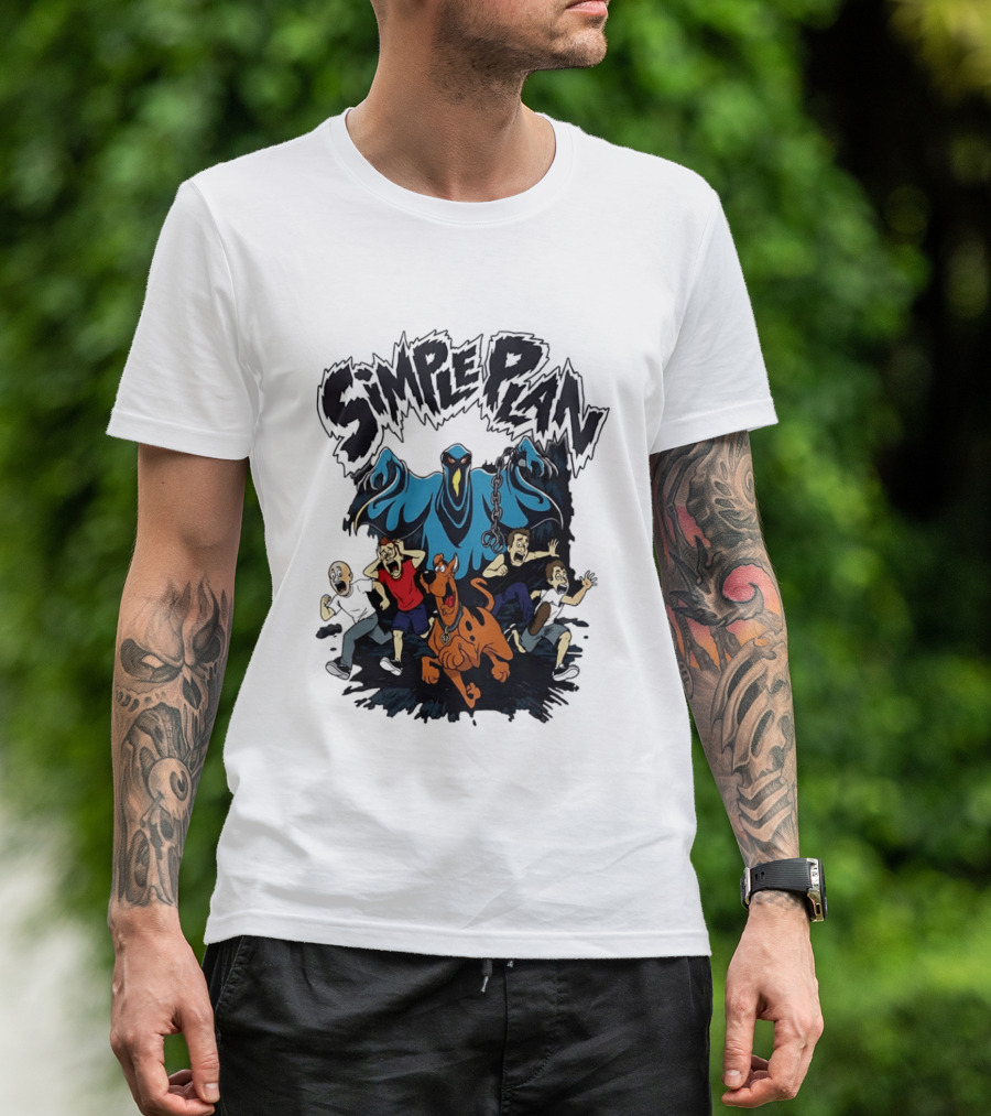 Simple Plan Scooby Doo The Bigger Than You Think Tour 2026 T-Shirt