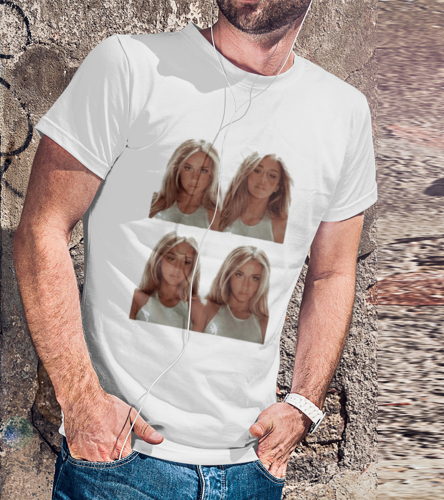 Tate McRae Photo Collage Lollapalooza 2026 Chicago T-Shirt