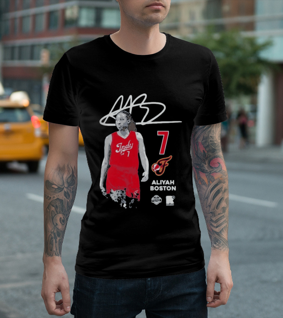 Aliyah Boston Indy 7 Indiana Fever WNBPA T-Shirt