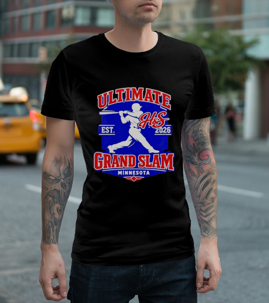Ultimate H&S Grand Slam Baseball Minnesota Est 2026 T-Shirt