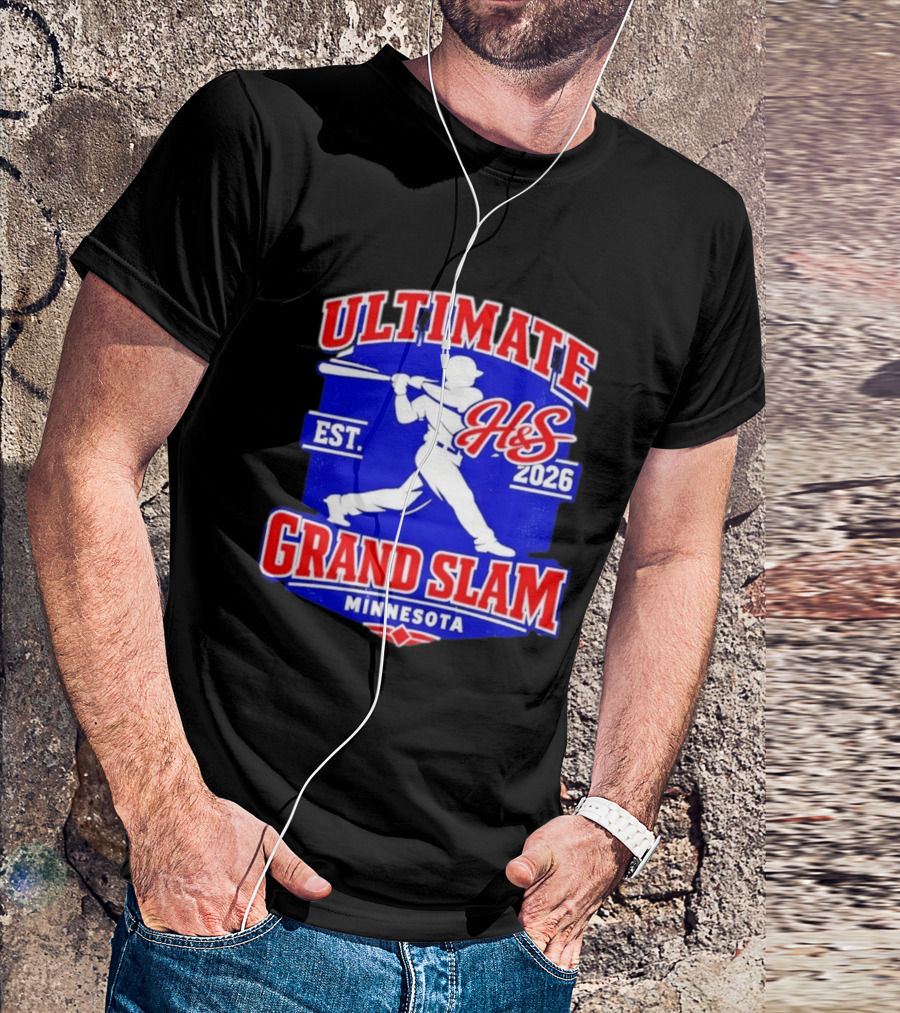 Ultimate H&S Grand Slam Baseball Minnesota Est 2026 T-Shirt