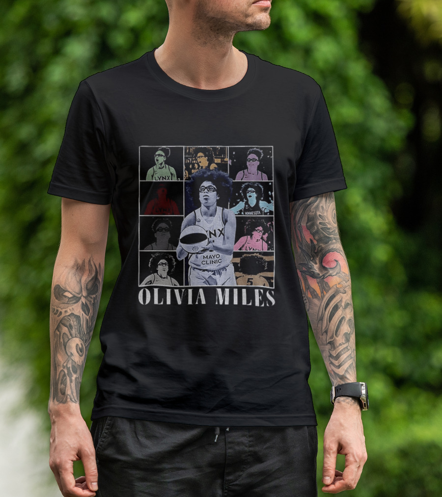 Olivia Miles Minnesota Lynx WNBA Mayo Clinic Basketball The Eras Tour T-Shirt
