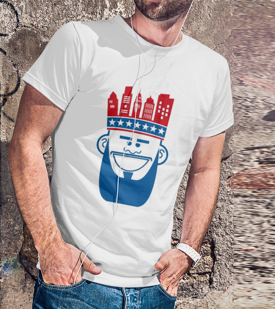 Lebron James Philadelphia 76ers Philly King Skyline Crown T-Shirt