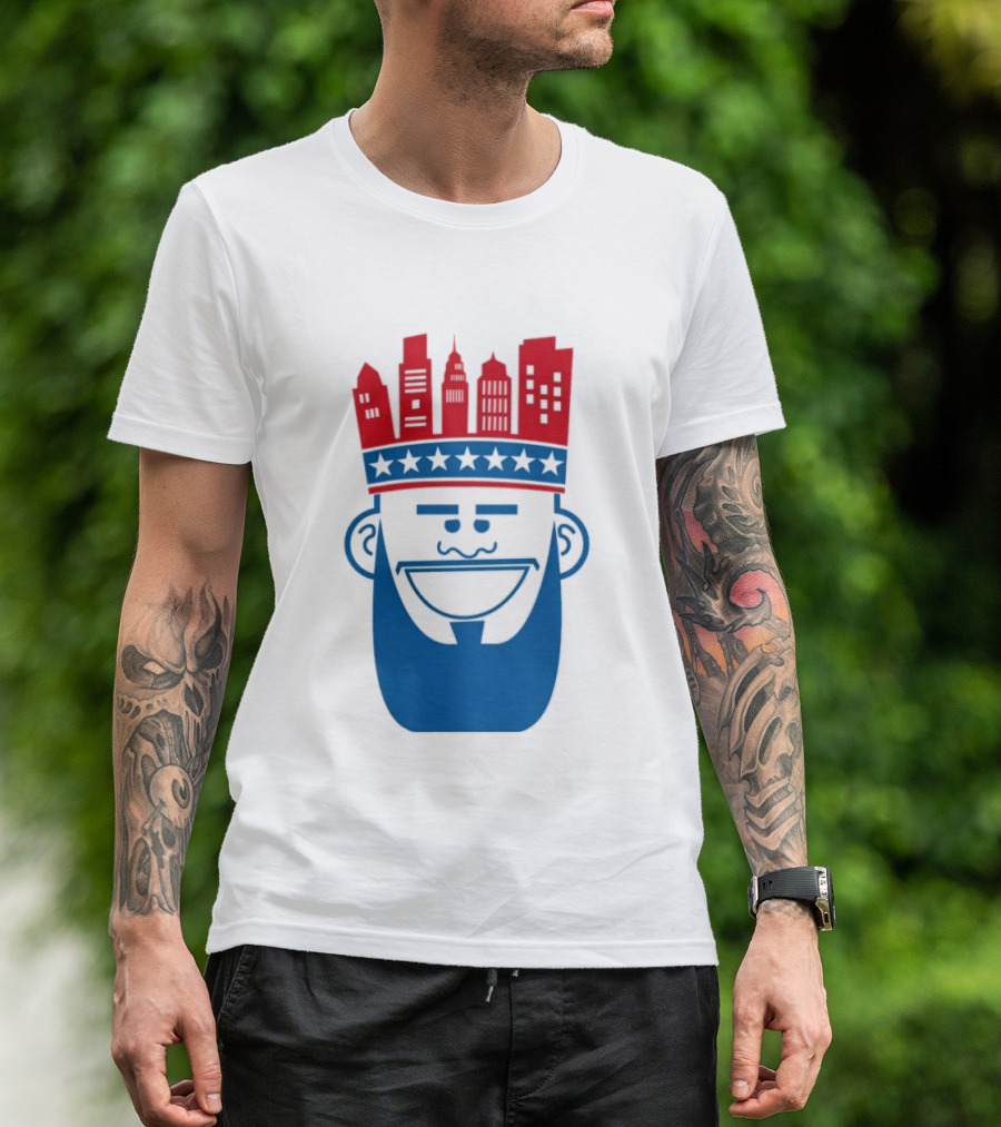 Lebron James Philadelphia 76ers Philly King Skyline Crown T-Shirt