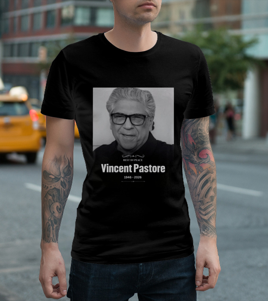 Vincent Pastore 1946 2026 Rest In Peace Memorial T-Shirt
