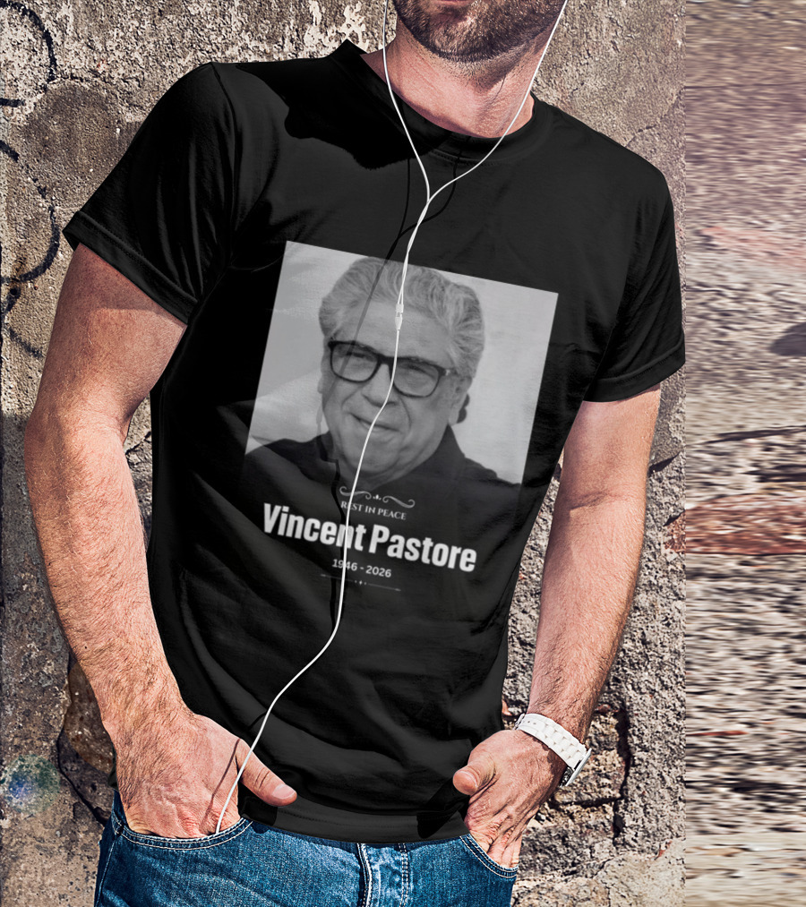 Vincent Pastore 1946 2026 Rest In Peace Memorial T-Shirt