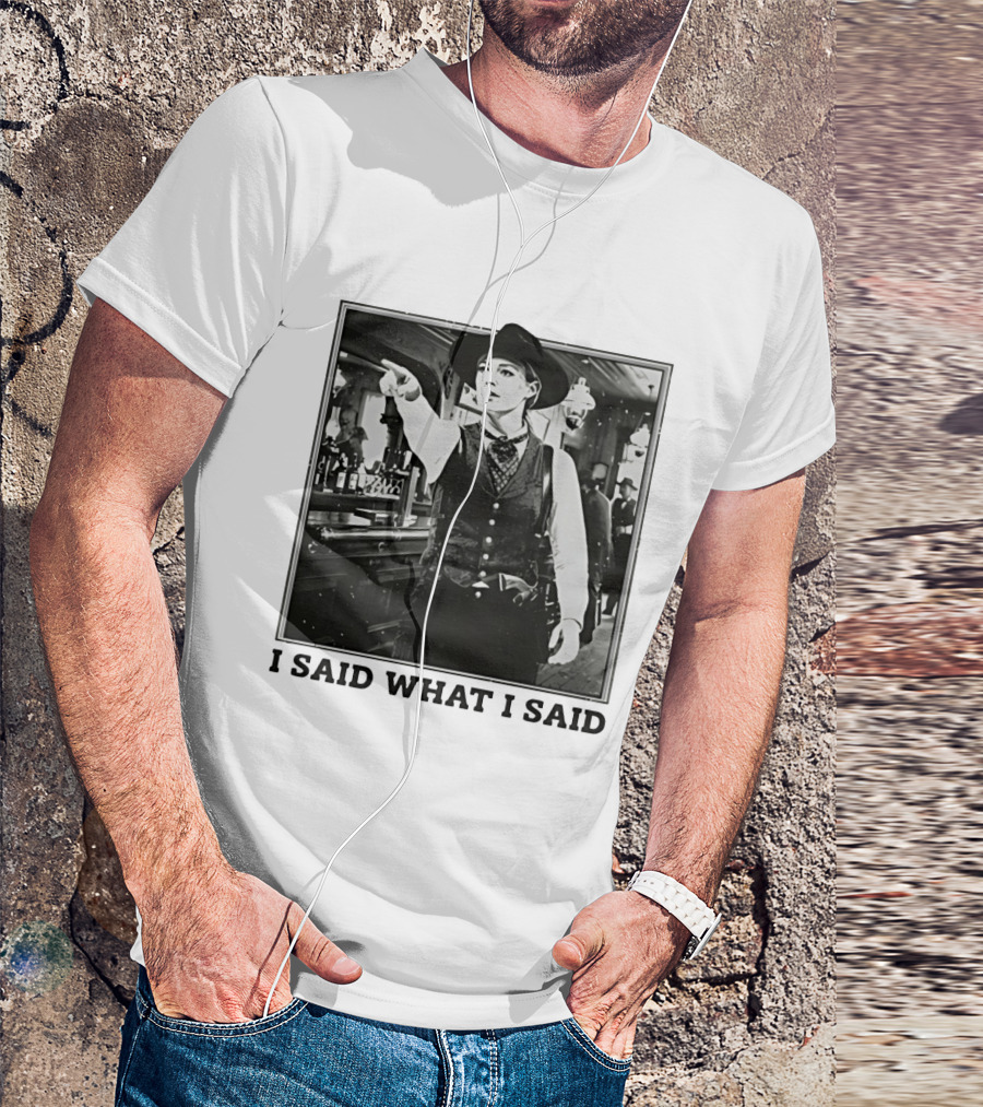 Sophie Cunningham Cowgirl I Said What I Said Indiana Fever T-Shirt