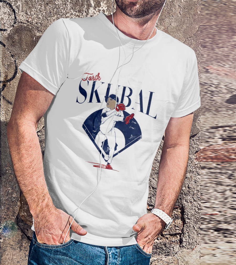 Tarik Skubal Pitcher Caricature MLB Dodgers T-Shirt