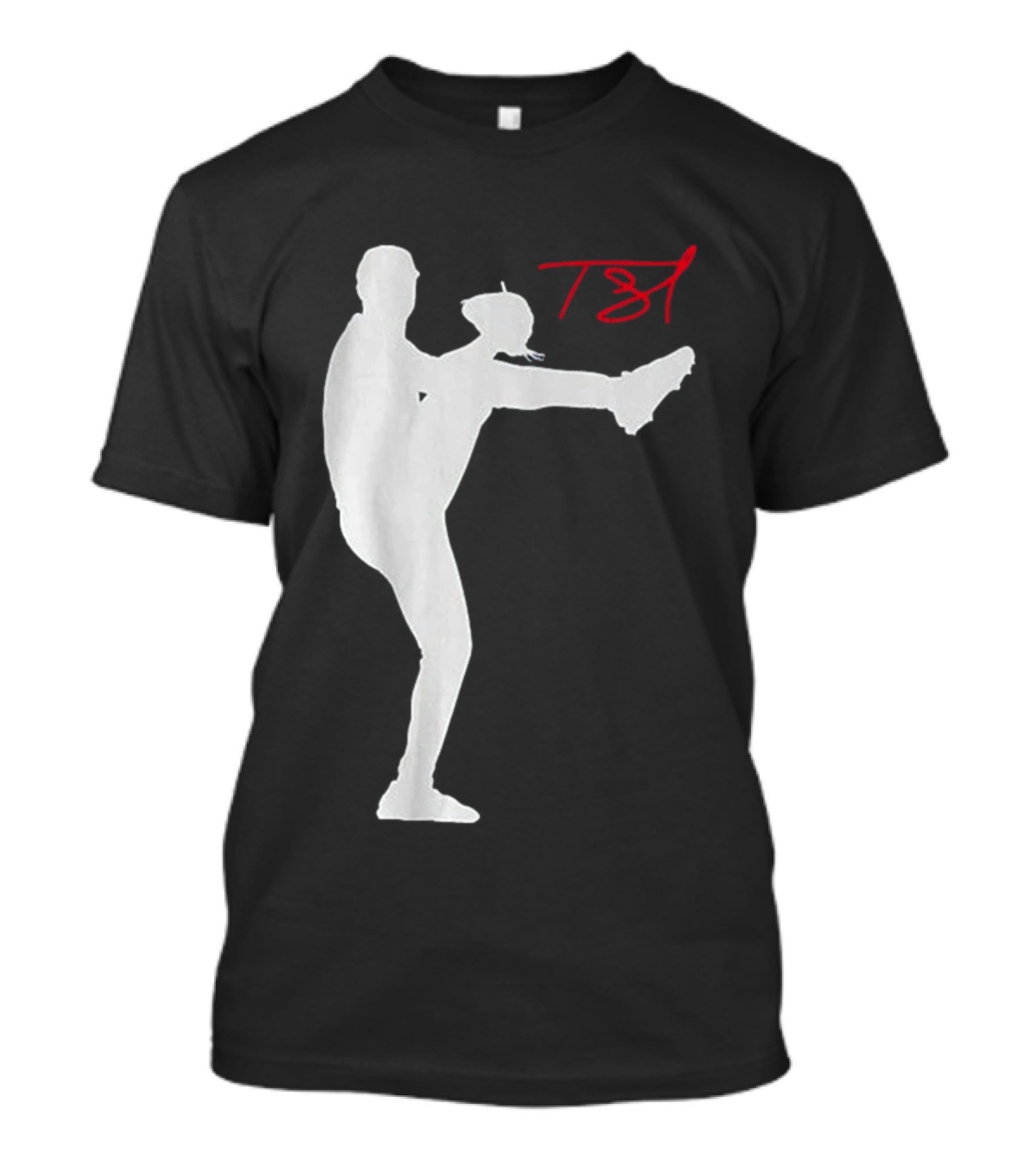 T61 Tarik Skubal Pitching Pose Los Angeles T-Shirt