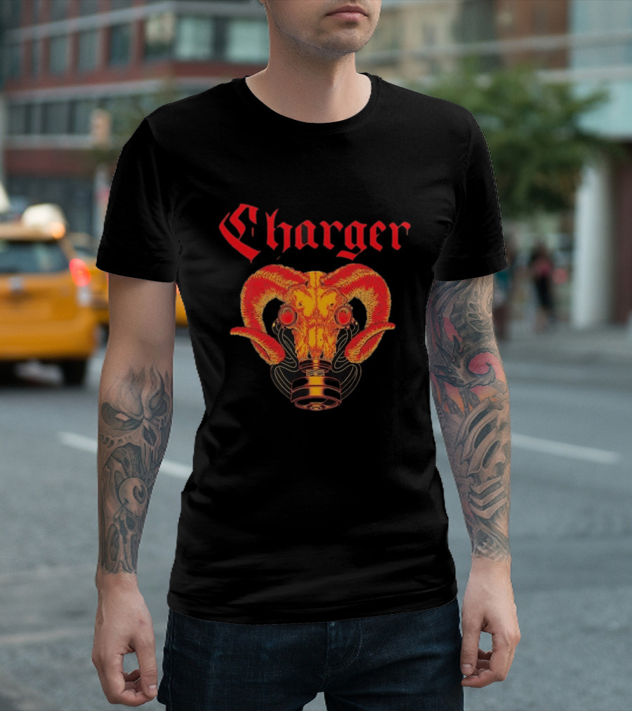 Charger Apocalypse Gas Mask Ram T-Shirt