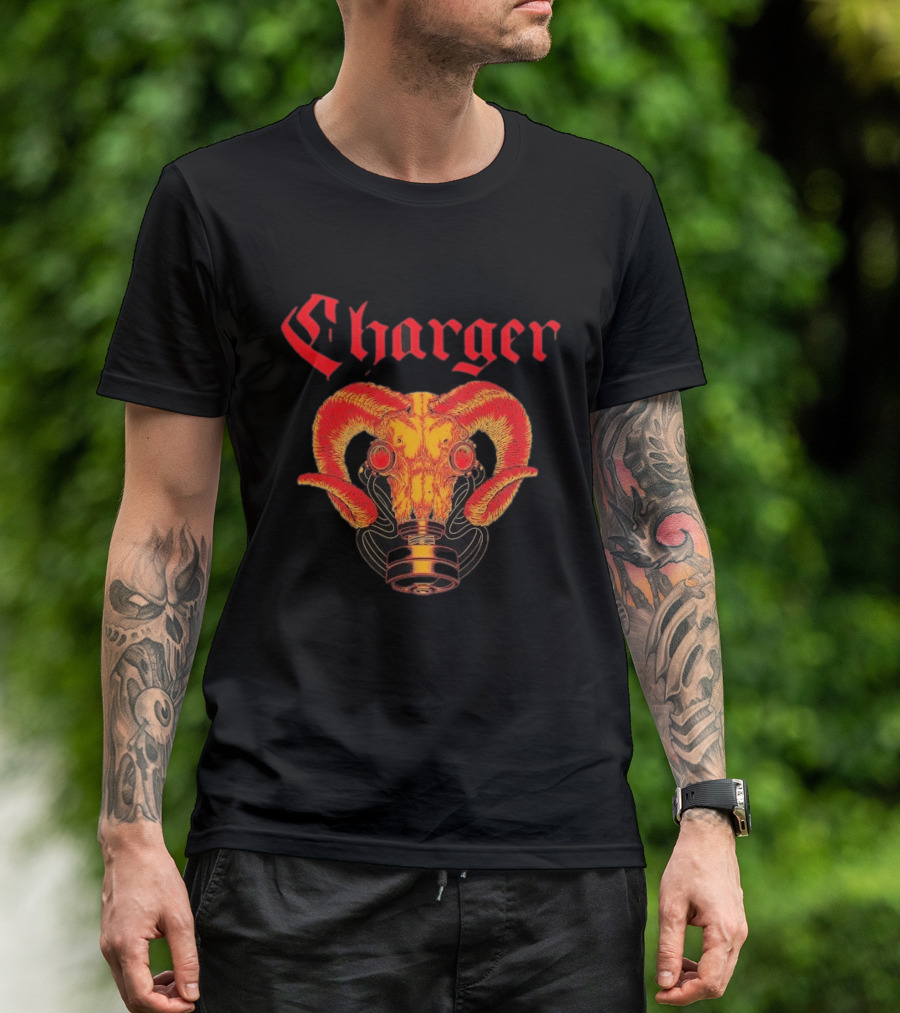 Charger Apocalypse Gas Mask Ram T-Shirt