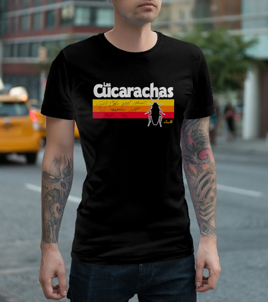 Houston Baseball Las Cucarachas Signature Series T-Shirt