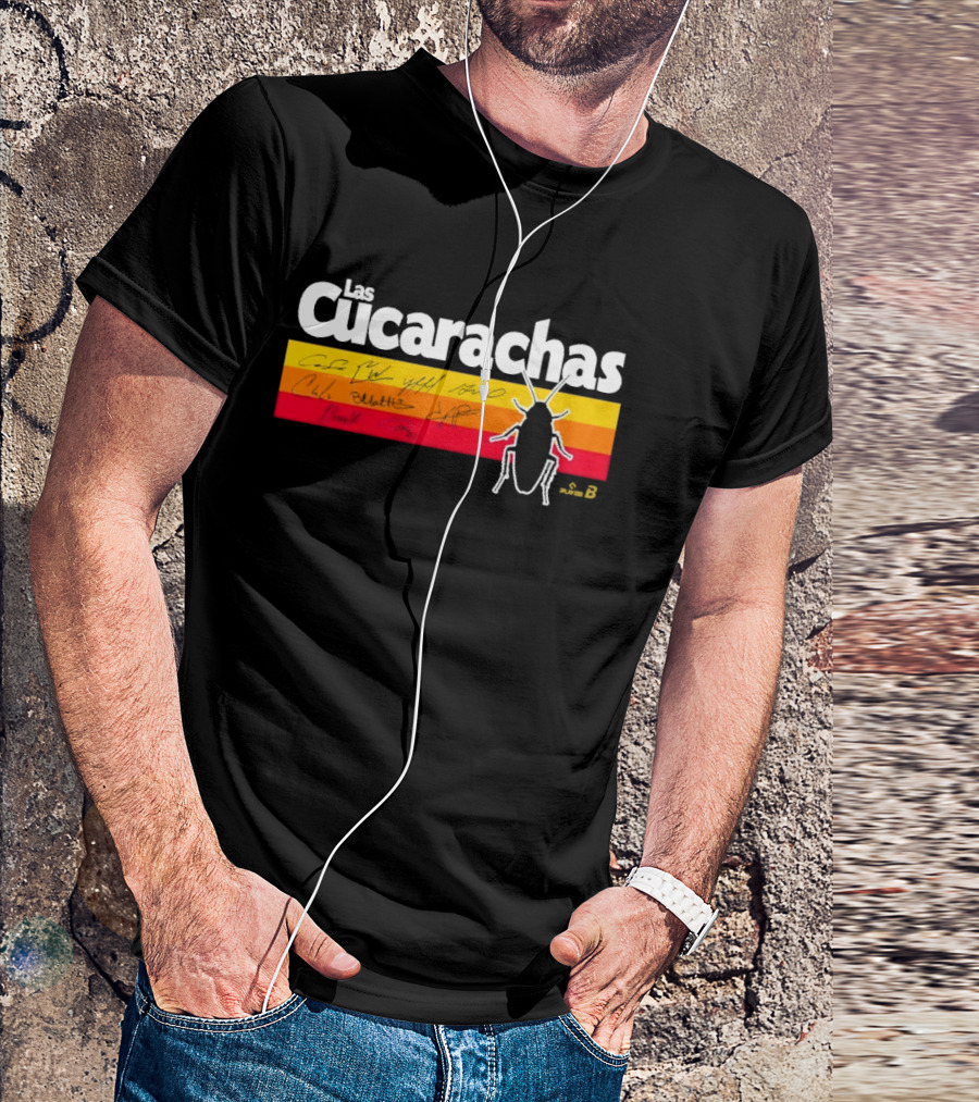 Houston Baseball Las Cucarachas Signature Series T-Shirt