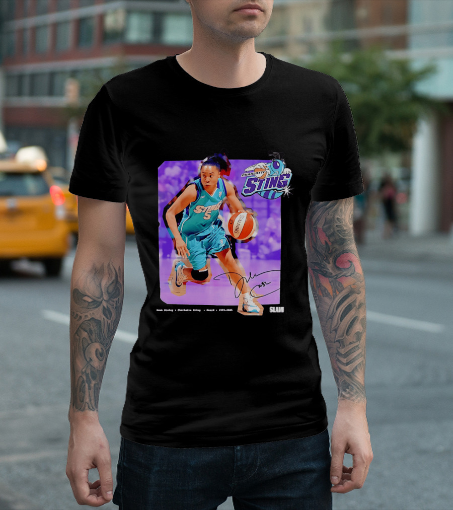 Dawn Staley Charlotte Sting WNBA Guard 1999 2005 T-Shirt