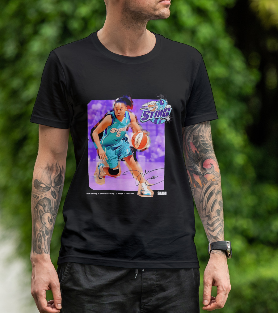 Dawn Staley Charlotte Sting WNBA Guard 1999 2005 T-Shirt